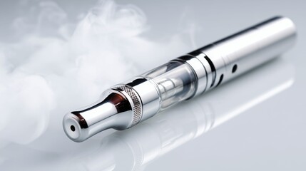 電子タバコの蒸気と無地デバイス