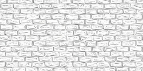White brick wall texture background. White painted old brick Wall. White brick wall texture background. modern interior backdrop design.