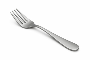 Table fork on a white background, template, background, empty space, dishes, kitchen