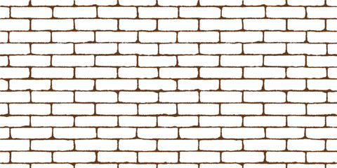 Obraz premium White brick wall texture background. White painted old brick Wall. White brick wall texture background. modern interior backdrop design.