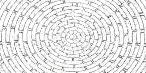 Fototapeta premium White brick wall texture background. White painted old brick Wall. White brick wall texture background. modern interior backdrop design.