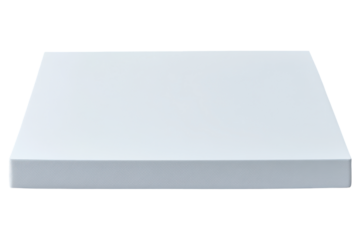 Blank white paper rectangle isolated on transparent background. Blank white rectangular card isolated on white background.