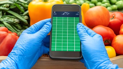 Monitoring fresh produce quality using mobile technology in a market environment