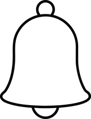 bell on white background