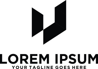 Letter U corporate modern logo