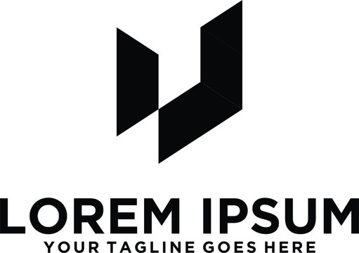 Letter U corporate modern logo