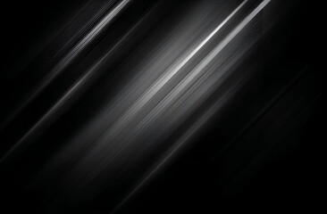 Abstract black background with dynamic streaks, creating a sense of movement and depth, perfect for modern designs.