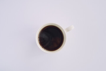 Cup of Black Coffee on White Minimal Table
Keywords 