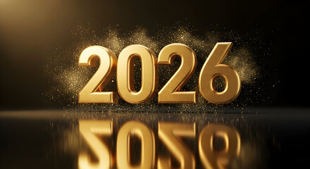 Ushering in 2026 with golden promise a sparkling New Year celebration of hope and new beginnings on