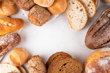 Set of various Prebiotic Bread