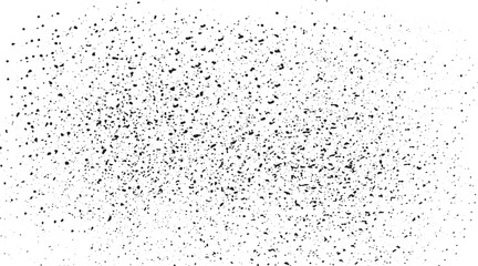 black dust white background