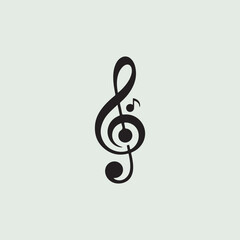 music note vector line art
