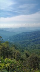 View from mountaintop trail.