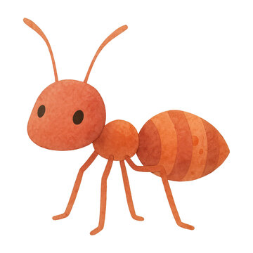 PNG Cute cartoon ant illustration