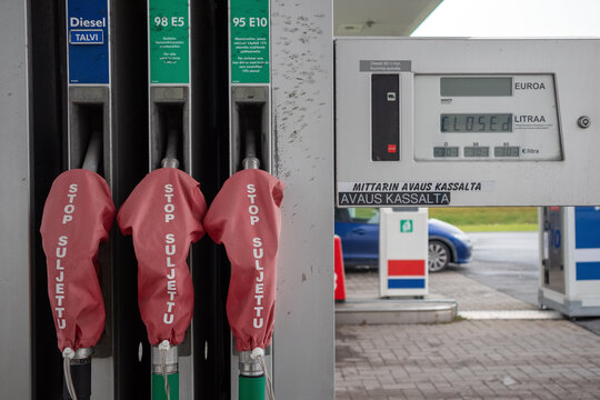 Oulu, Finland - 10 24 2025: Teboil fuel station