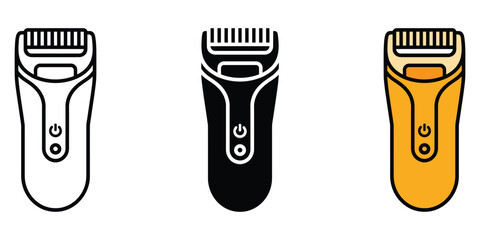Trimmer icon vector. grooming and personal care symbol. vector illustration.