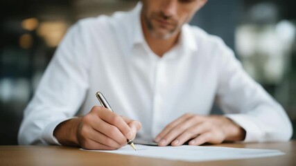 Human resources specialist validating certified employment paperwork, emotion of attentiveness and care visible, representing onboarding accuracy, personnel record management, and document