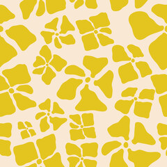 yellow colour leaf background vector illustration