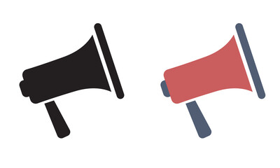 Megaphone  icon . Isolated on white background. Vector eps 10