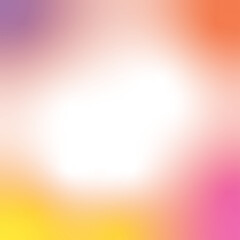 Vibrant Gradient Background with Glowing Red Orange Abstract Shape