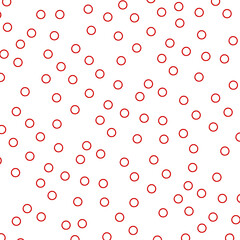 Seamless pattern with small circles icon isolated on transparent background
