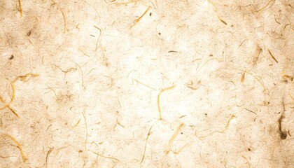 Close-up of handmade paper with visible fibers and a warm, natural texture
