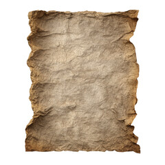 Aged parchment, crumpled edges. Aged paper, textured background