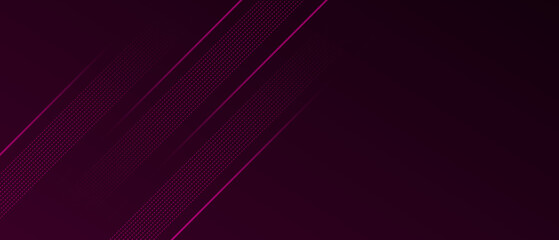 Dark purple abstract background geometry shine and layer element for presentation design