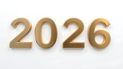 Clean white background with metallic &ldquo;2026&rdquo; in gold and silver.