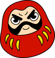 Angry Daruma Doll