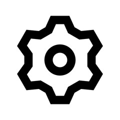 Settings icon vector UI
