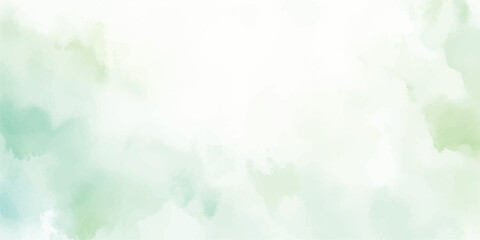 Abstract watercolor background with green and teal hues soft and dreamy texture perfect for adding a calming touch to designs
