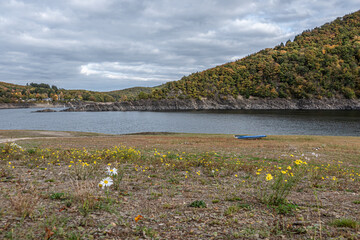 Wassernotstand am Rursee in Woffelsbach