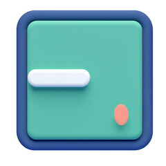 Front side of a safe, locker icon