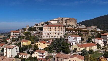 Lugnano in Teverina, (Terni, Umbria, Italia), caratteristico borgo medievale.
Vista aerea di Lugnano.
