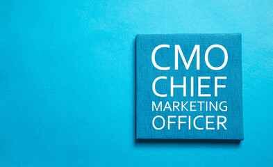 CMO-Chief Marketing Officer. Business concept