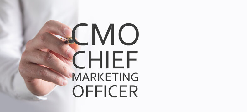 CMO-Chief Marketing Officer. Business concept
