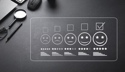 Customer reviews and feedback. Customer service satisfaction