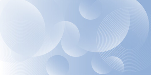 Abstract blue modern style background with circle elements. Digital technology concept. vector illustration