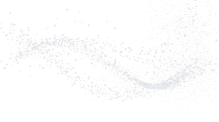 Abstract white PNG overlay with soft, flowing particles creating a dreamy atmosphere, ideal for enhancing designs and adding a touch of elegance to various projects