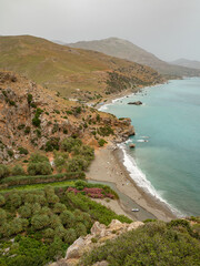 Skyview of Preveli Beach