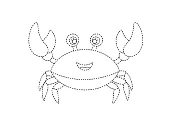 Connect the Dots Crab: A Fun Activity for Kids.