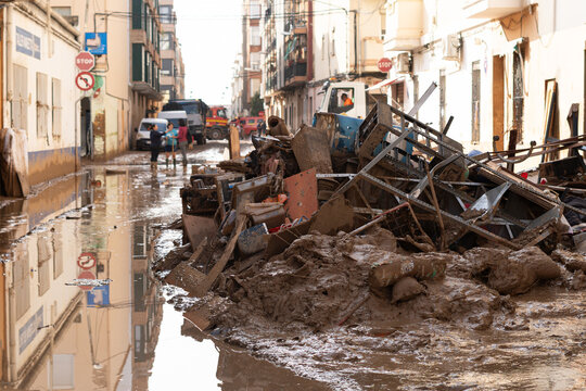 Imagen de la destrucci&oacute;n de la Dana de Valencia
