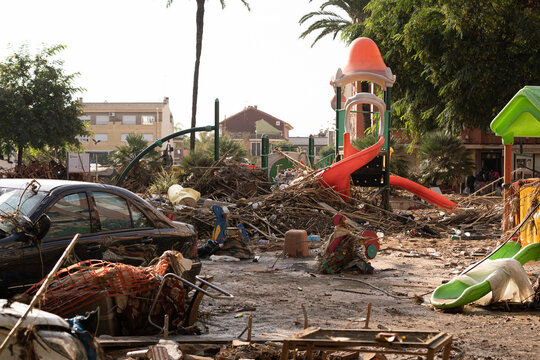 Imagen de la destrucci&oacute;n de la Dana de Valencia