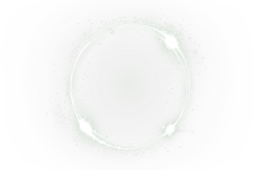 Circular PNG overlay with soft glowing edges and sparkling particles, creating a dreamy atmosphere for design projects and digital artwork enhancement