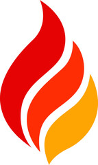Obraz premium Fire Flame Logo Adobe Illustrator AI Source File – Fully Editable & Convertible (EPS, SVG, PNG, JPEG, DXF, PDF)