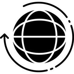 Fototapeta premium World Icon