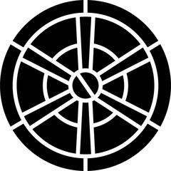 Fototapeta premium Wheel Icon