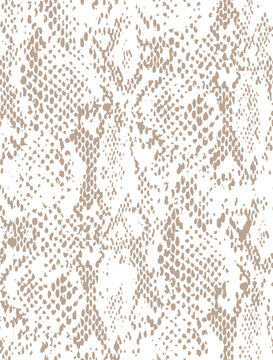 patr&oacute;n animal tipo serpiente en beige sobre fondo blanco