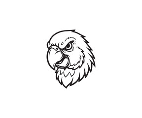 Head Mascot Logo Illustration